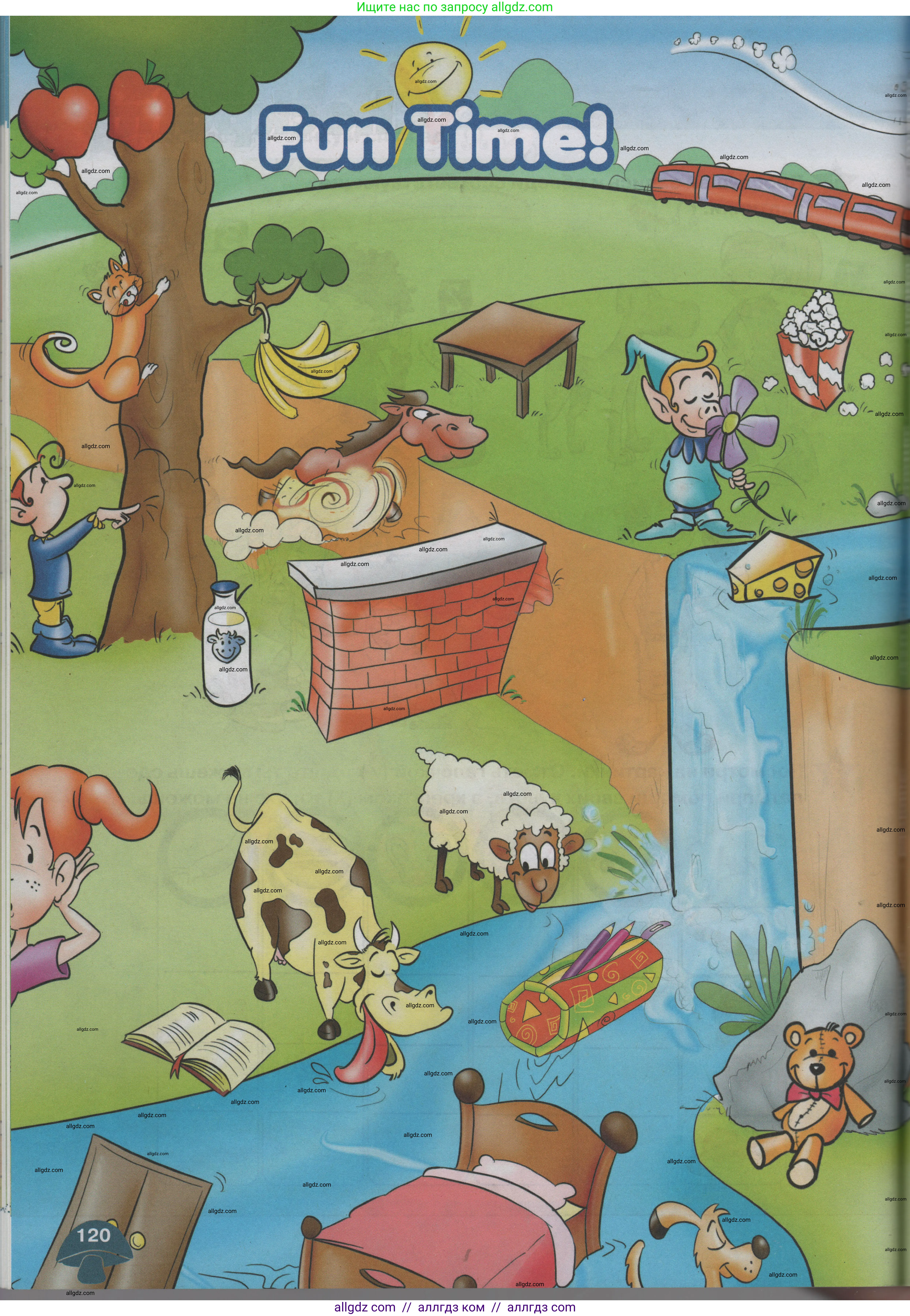 Английский язык (english), 1 класс Учебник (Student's book), авторы: Баранова Ксения Михайловна (Baranova Ksenia), Дули Дженни (Dooley Jenny), Копылова Виктория Викторовна (Kopylova Victoria), Мильруд Радислав Петрович (Millrood Radislav), Эванс Вирджиния (Evans Virginia), издательство Просвещение, Москва, 2019, белого цвета, страница 120