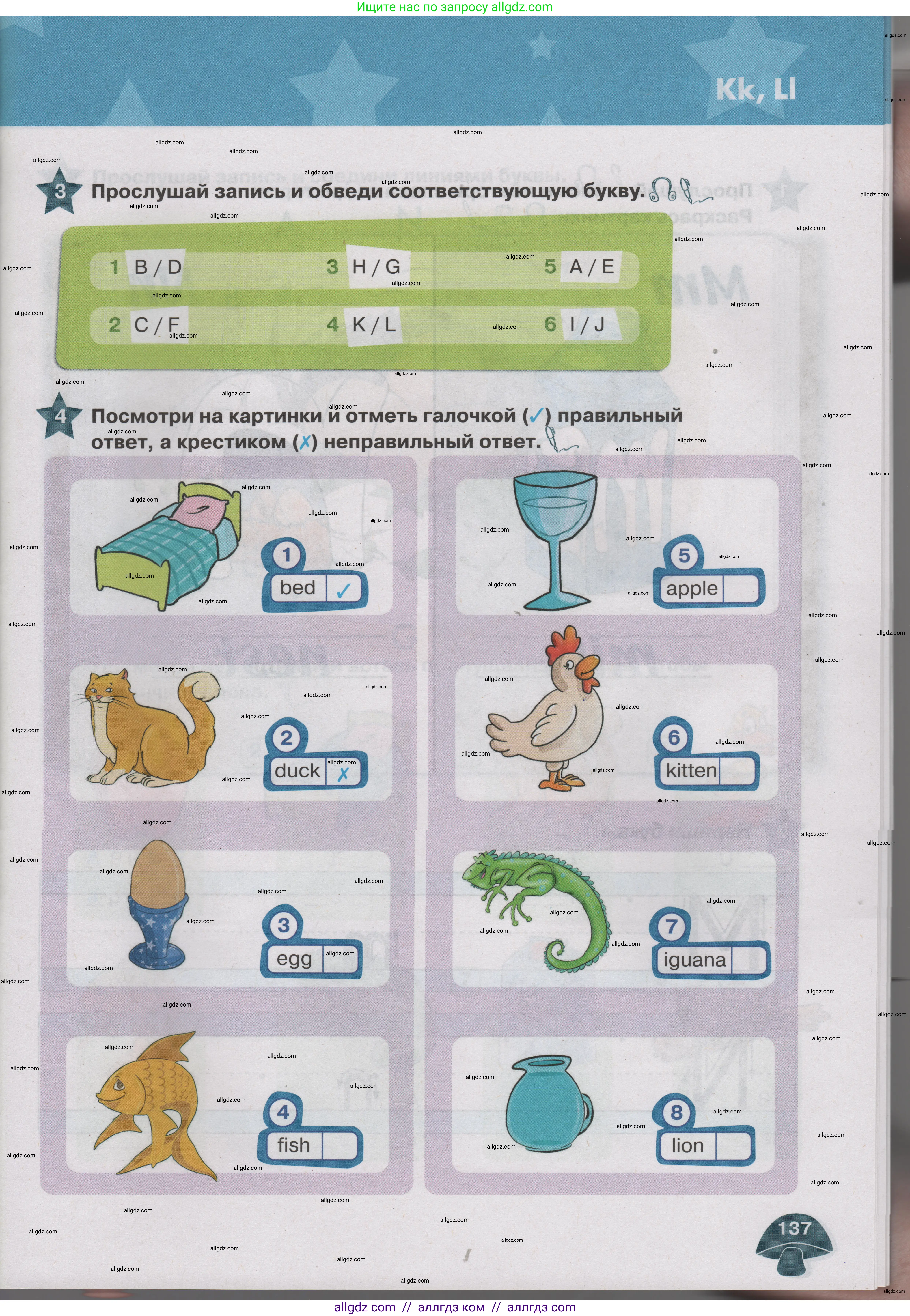 Английский язык (english), 1 класс Учебник (Student's book), авторы: Баранова Ксения Михайловна (Baranova Ksenia), Дули Дженни (Dooley Jenny), Копылова Виктория Викторовна (Kopylova Victoria), Мильруд Радислав Петрович (Millrood Radislav), Эванс Вирджиния (Evans Virginia), издательство Просвещение, Москва, 2019, белого цвета, страница 137