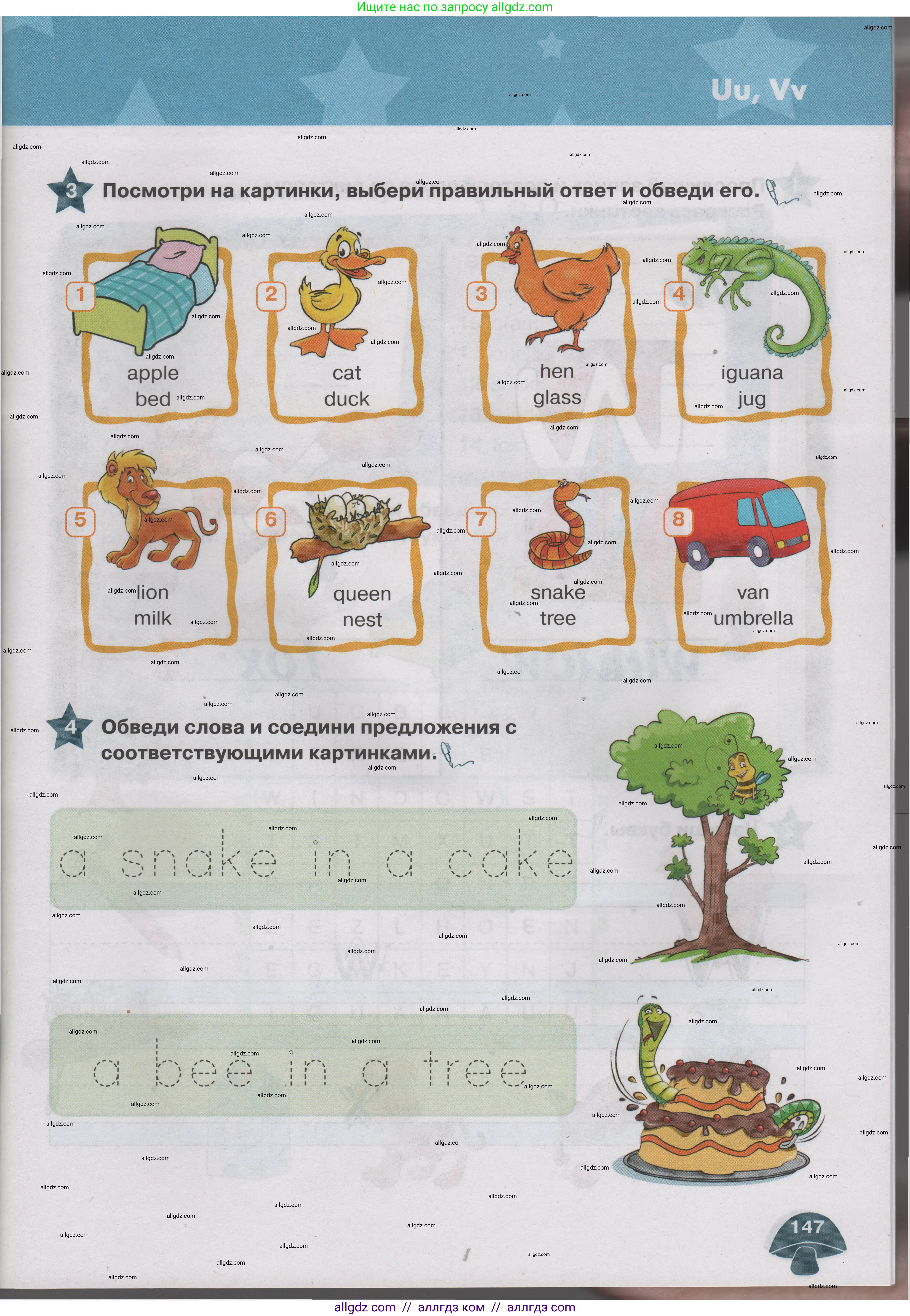 Английский язык (english), 1 класс Учебник (Student's book), авторы: Баранова Ксения Михайловна (Baranova Ksenia), Дули Дженни (Dooley Jenny), Копылова Виктория Викторовна (Kopylova Victoria), Мильруд Радислав Петрович (Millrood Radislav), Эванс Вирджиния (Evans Virginia), издательство Просвещение, Москва, 2019, белого цвета, страница 147