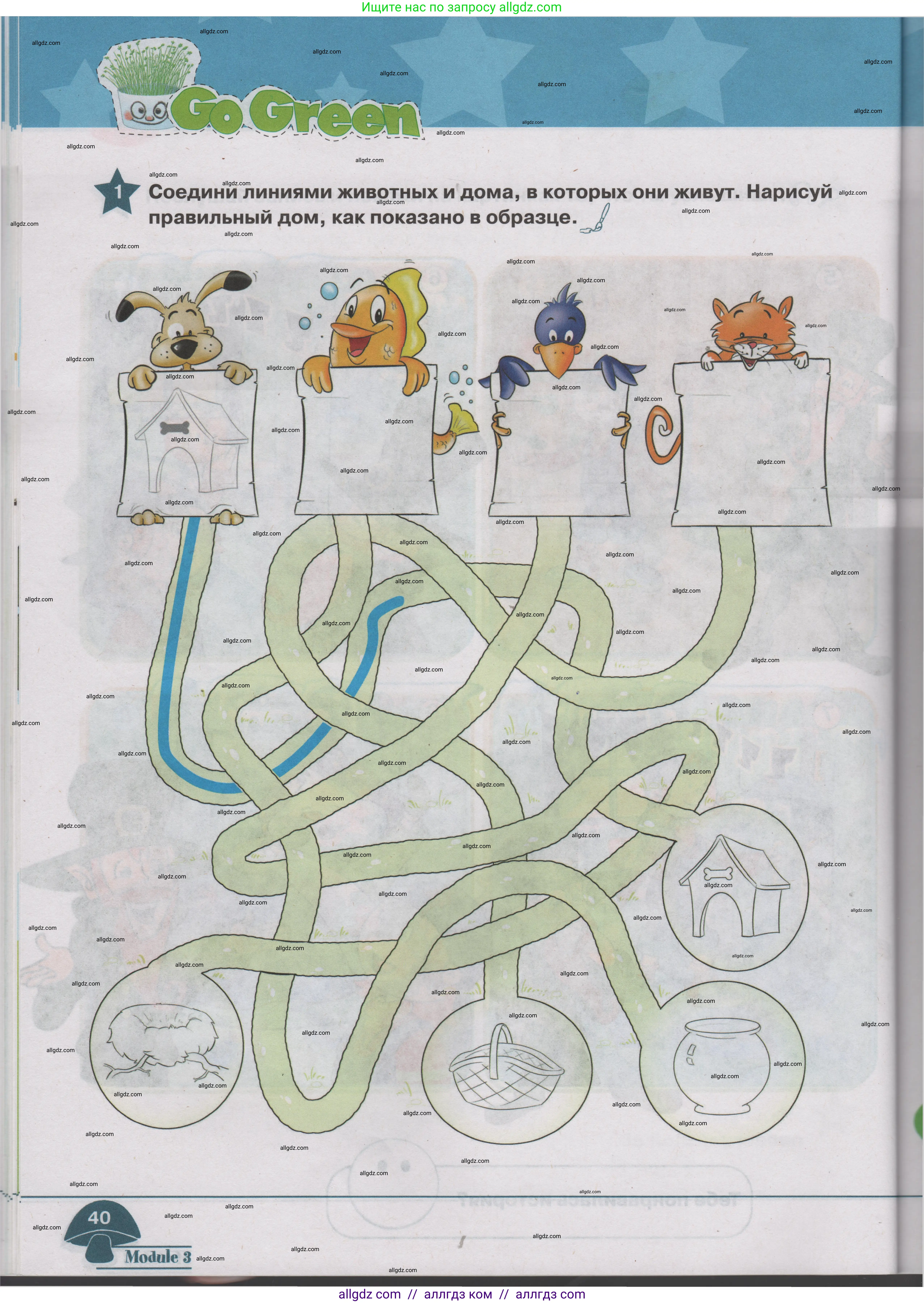 Английский язык (english), 1 класс Учебник (Student's book), авторы: Баранова Ксения Михайловна (Baranova Ksenia), Дули Дженни (Dooley Jenny), Копылова Виктория Викторовна (Kopylova Victoria), Мильруд Радислав Петрович (Millrood Radislav), Эванс Вирджиния (Evans Virginia), издательство Просвещение, Москва, 2019, белого цвета, страница 40