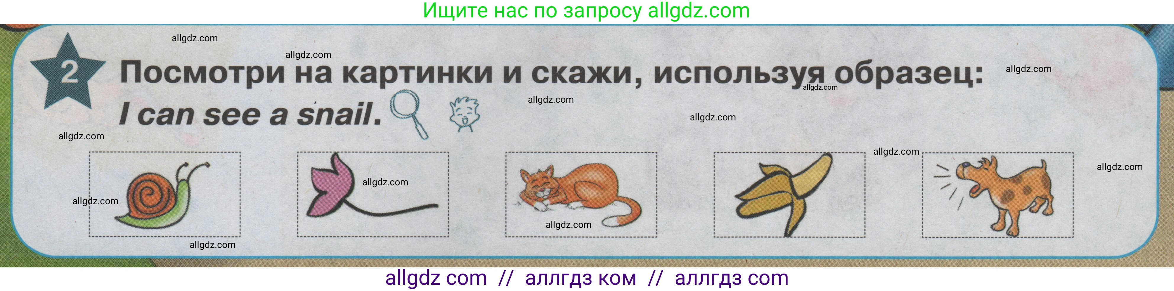 Английский язык (english), 1 класс Учебник (Student's book), авторы: Баранова Ксения Михайловна (Baranova Ksenia), Дули Дженни (Dooley Jenny), Копылова Виктория Викторовна (Kopylova Victoria), Мильруд Радислав Петрович (Millrood Radislav), Эванс Вирджиния (Evans Virginia), издательство Просвещение, Москва, 2019, белого цвета, страница 104, номер 2, Условие