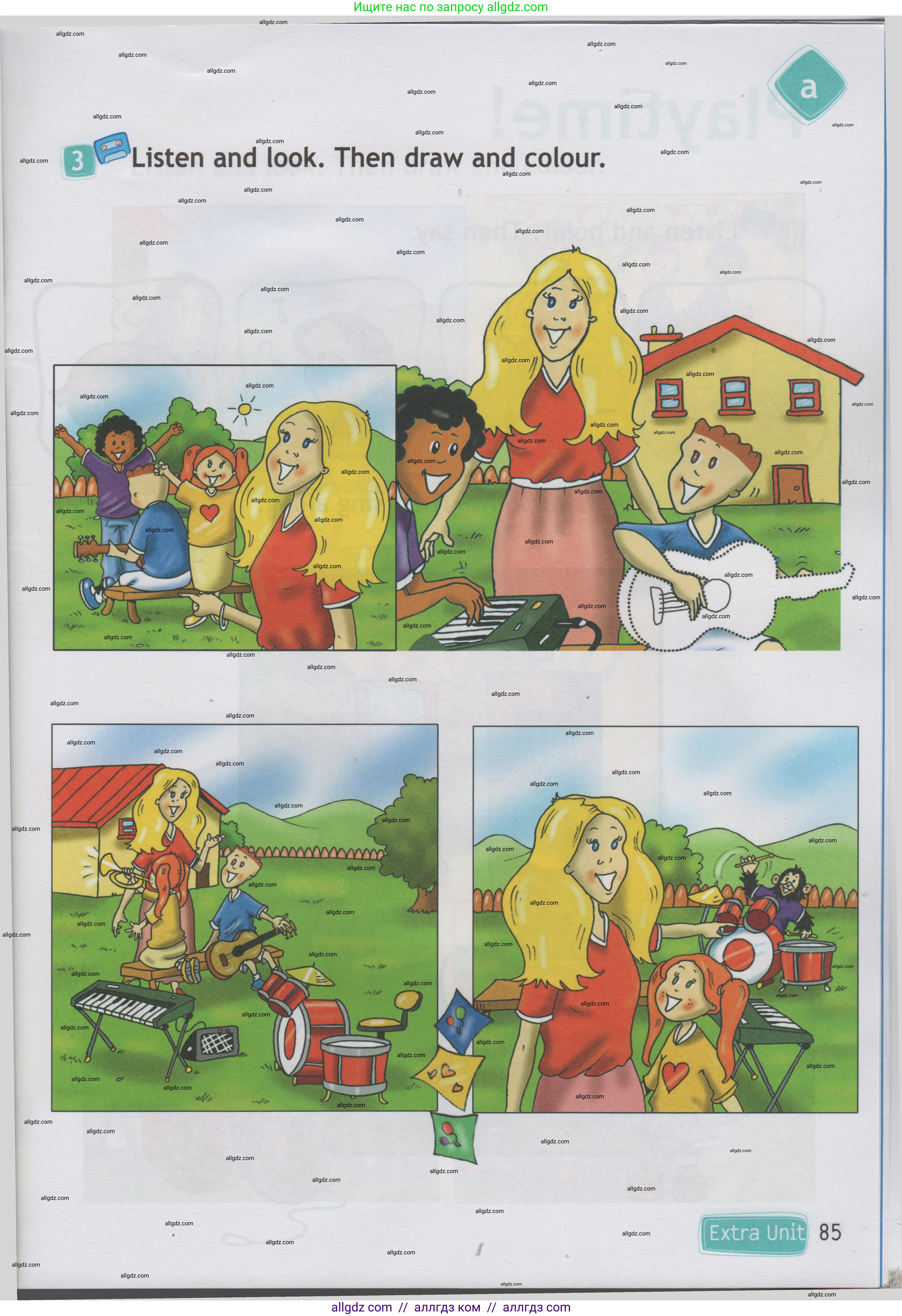 Английский язык (english), 1 класс Учебник (Student's book), авторы: Быкова Надежда Ильинична (Bykova Nadezhda), Дули Дженни (Dooley Jenny), Поспелова Марина Давидовна (Pospelova Marina), Эванс Вирджиния (Evans Virginia), издательство Просвещение, Москва, 2019, страница 85