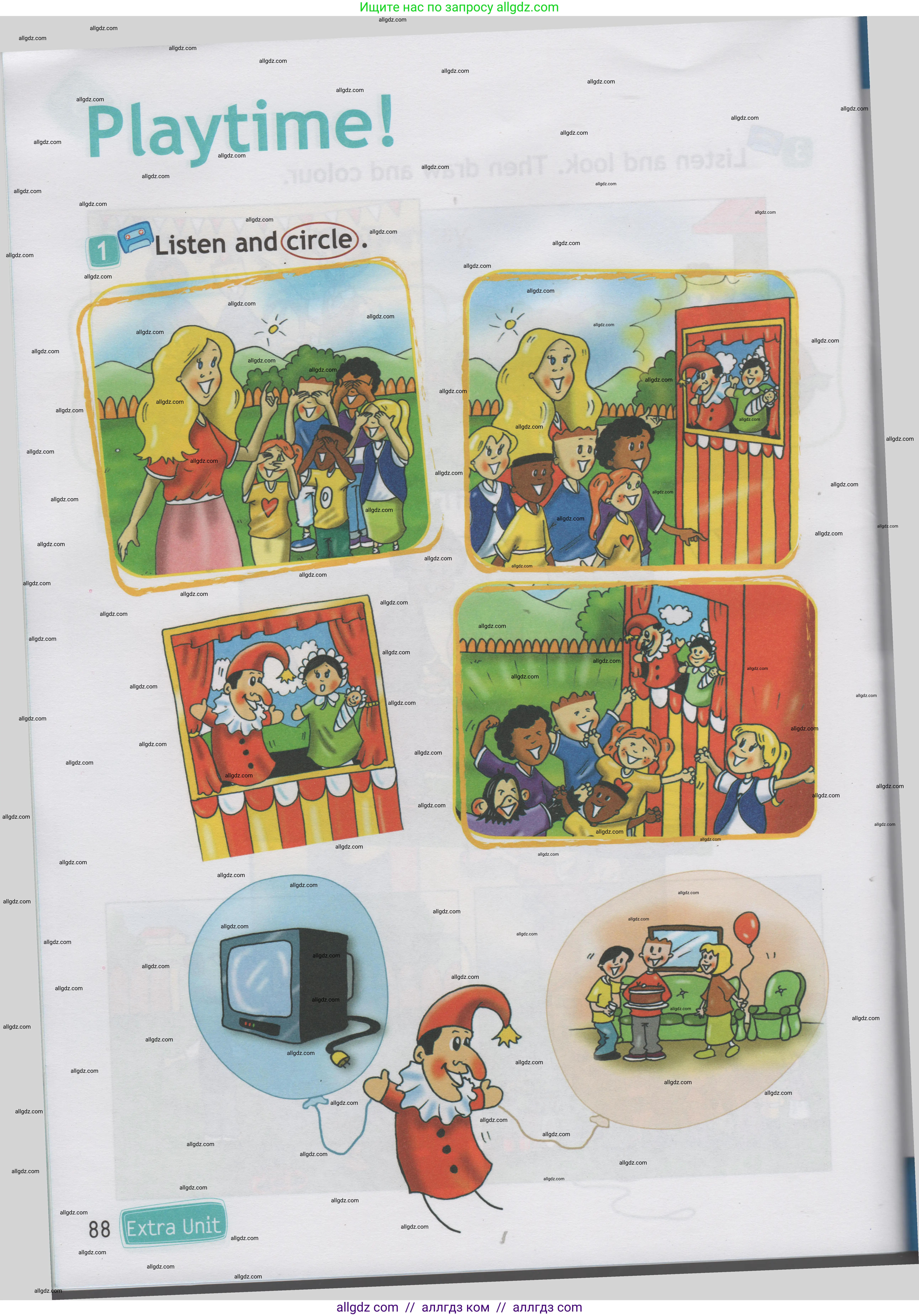 Английский язык (english), 1 класс Учебник (Student's book), авторы: Быкова Надежда Ильинична (Bykova Nadezhda), Дули Дженни (Dooley Jenny), Поспелова Марина Давидовна (Pospelova Marina), Эванс Вирджиния (Evans Virginia), издательство Просвещение, Москва, 2019, страница 88