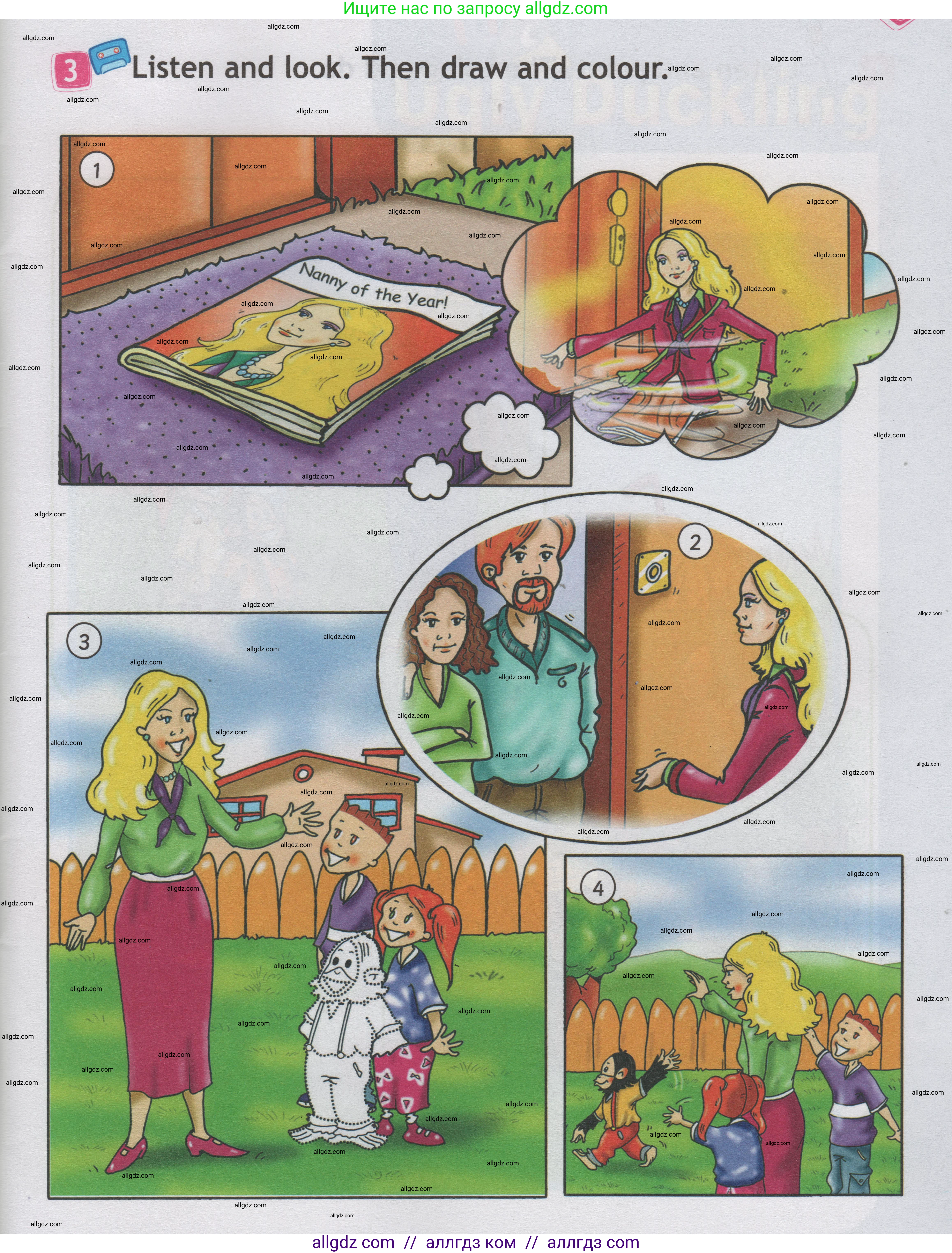 Английский язык (english), 1 класс Учебник (Student's book), авторы: Быкова Надежда Ильинична (Bykova Nadezhda), Дули Дженни (Dooley Jenny), Поспелова Марина Давидовна (Pospelova Marina), Эванс Вирджиния (Evans Virginia), издательство Просвещение, Москва, 2019, страница 5, номер 3, Условие