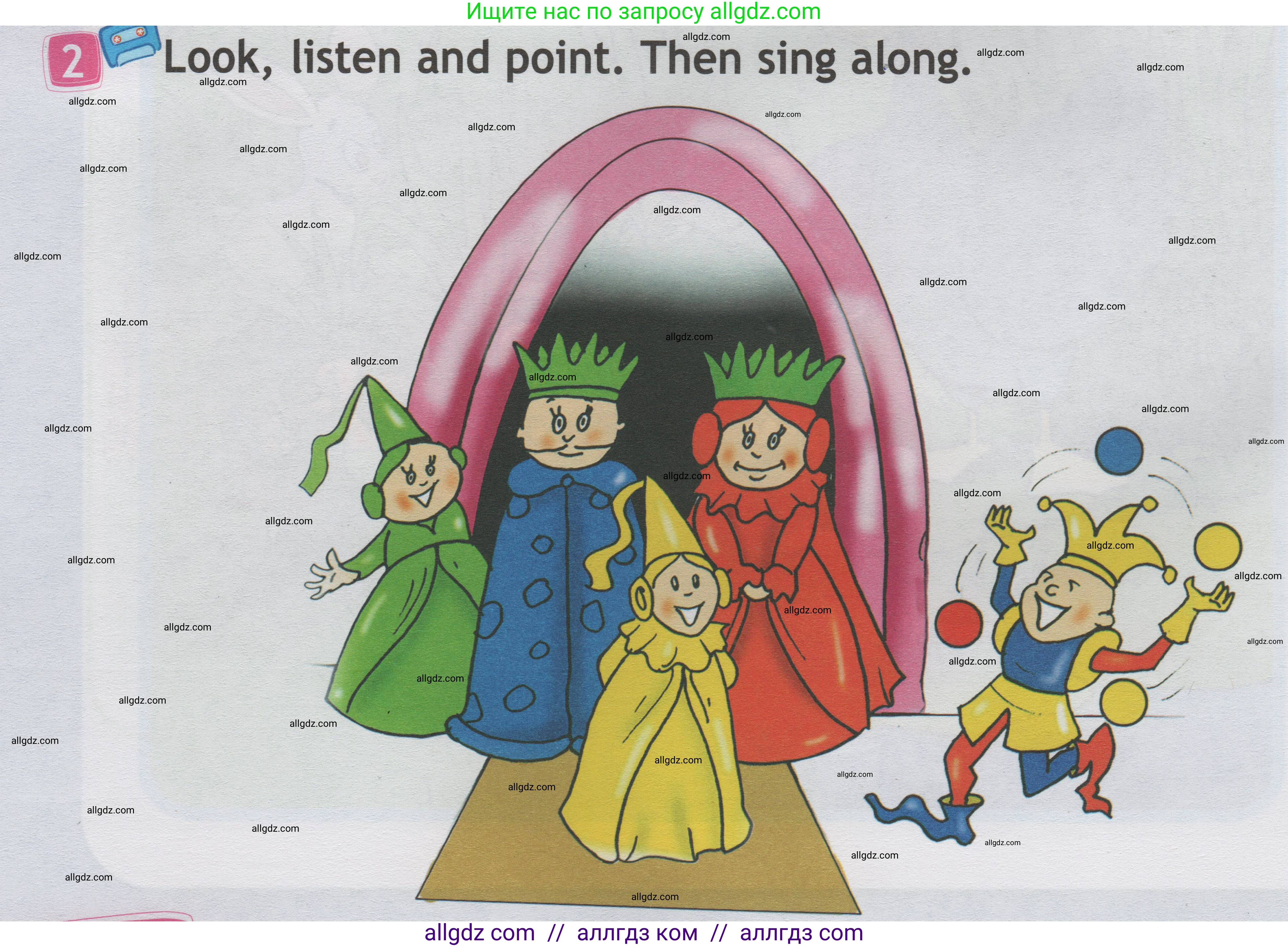 Английский язык (english), 1 класс Учебник (Student's book), авторы: Быкова Надежда Ильинична (Bykova Nadezhda), Дули Дженни (Dooley Jenny), Поспелова Марина Давидовна (Pospelova Marina), Эванс Вирджиния (Evans Virginia), издательство Просвещение, Москва, 2019, страница 8, номер 2, Условие