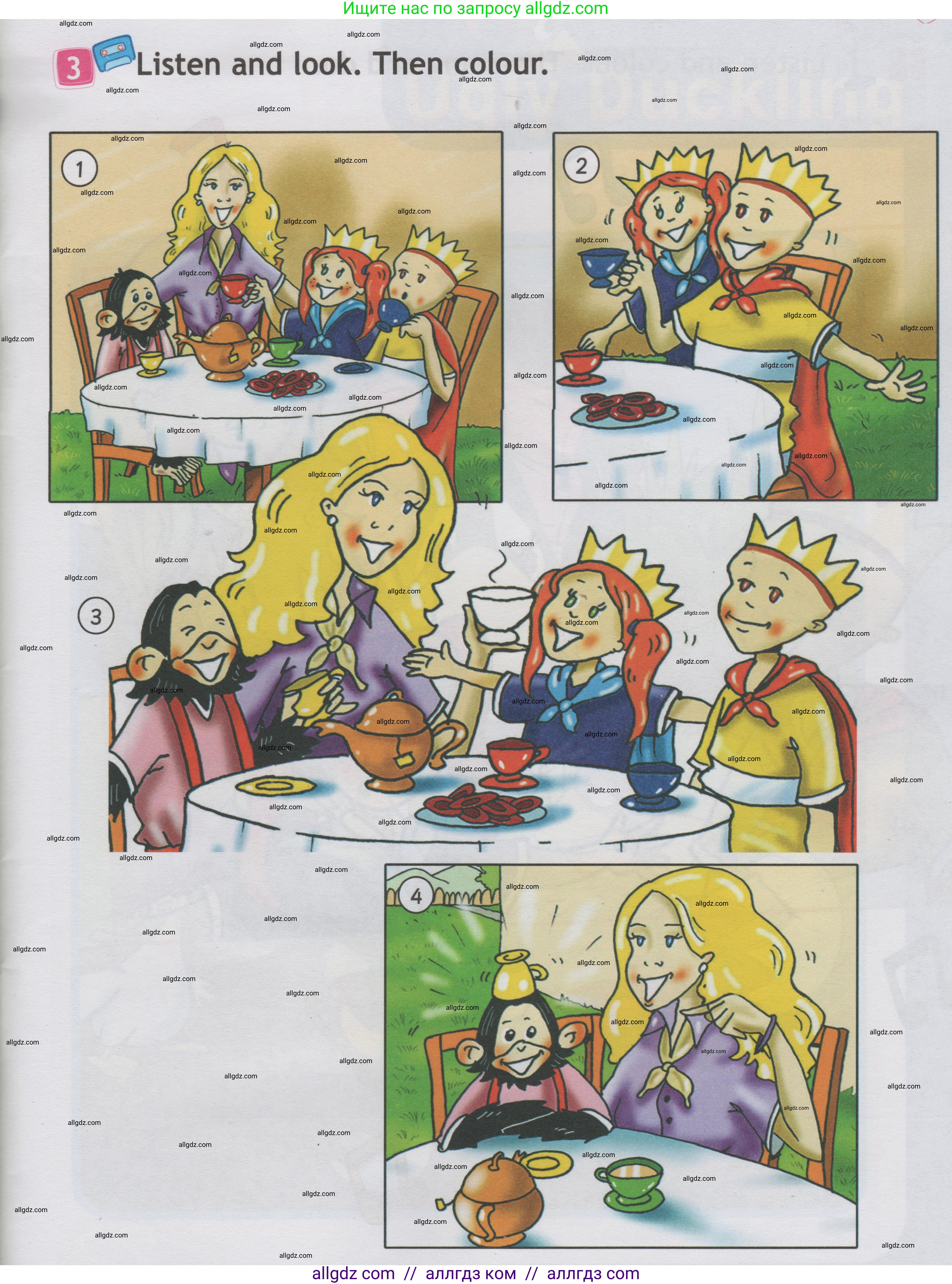 Английский язык (english), 1 класс Учебник (Student's book), авторы: Быкова Надежда Ильинична (Bykova Nadezhda), Дули Дженни (Dooley Jenny), Поспелова Марина Давидовна (Pospelova Marina), Эванс Вирджиния (Evans Virginia), издательство Просвещение, Москва, 2019, страница 9, номер 3, Условие