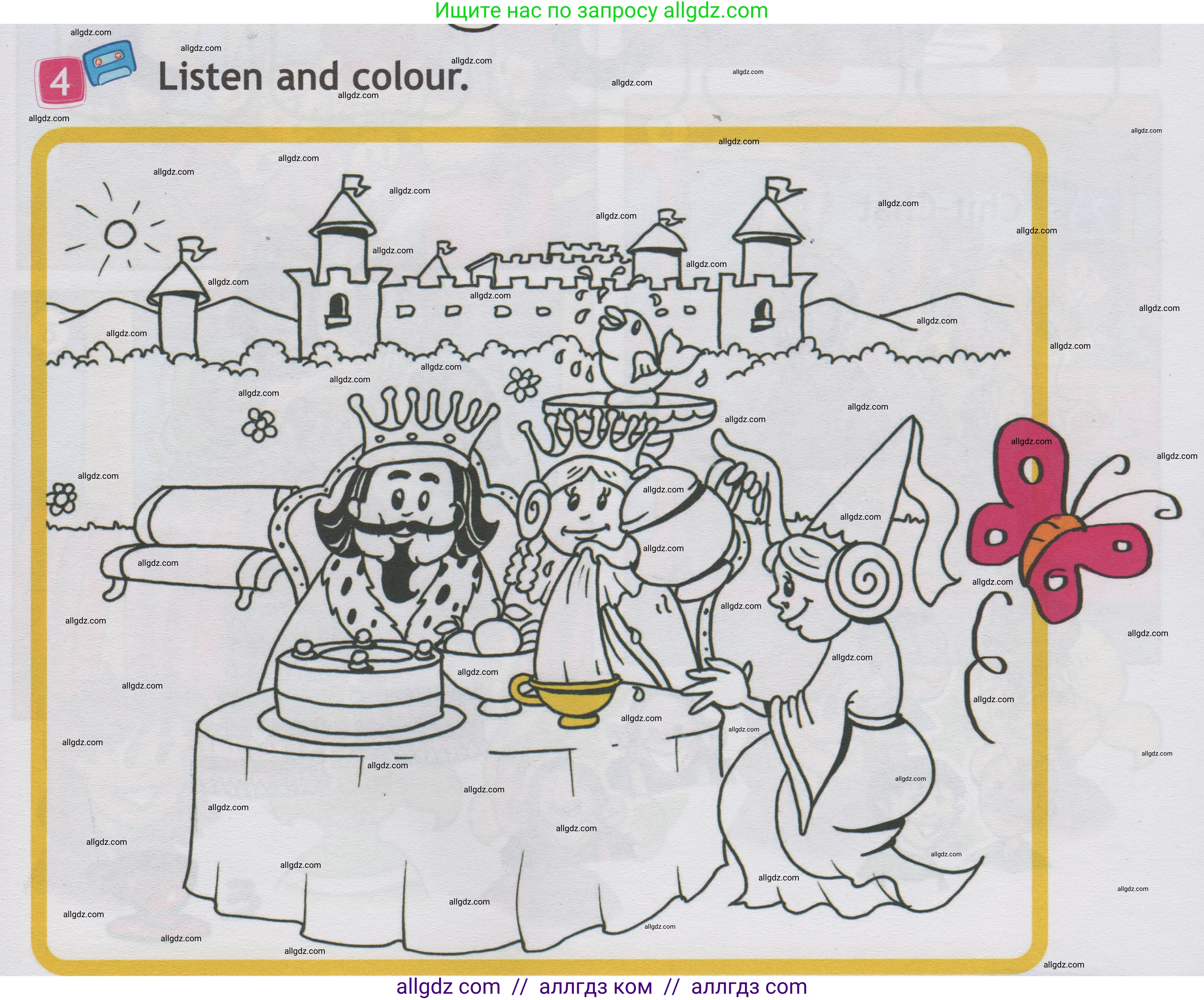 Английский язык (english), 1 класс Учебник (Student's book), авторы: Быкова Надежда Ильинична (Bykova Nadezhda), Дули Дженни (Dooley Jenny), Поспелова Марина Давидовна (Pospelova Marina), Эванс Вирджиния (Evans Virginia), издательство Просвещение, Москва, 2019, страница 19, номер 4, Условие