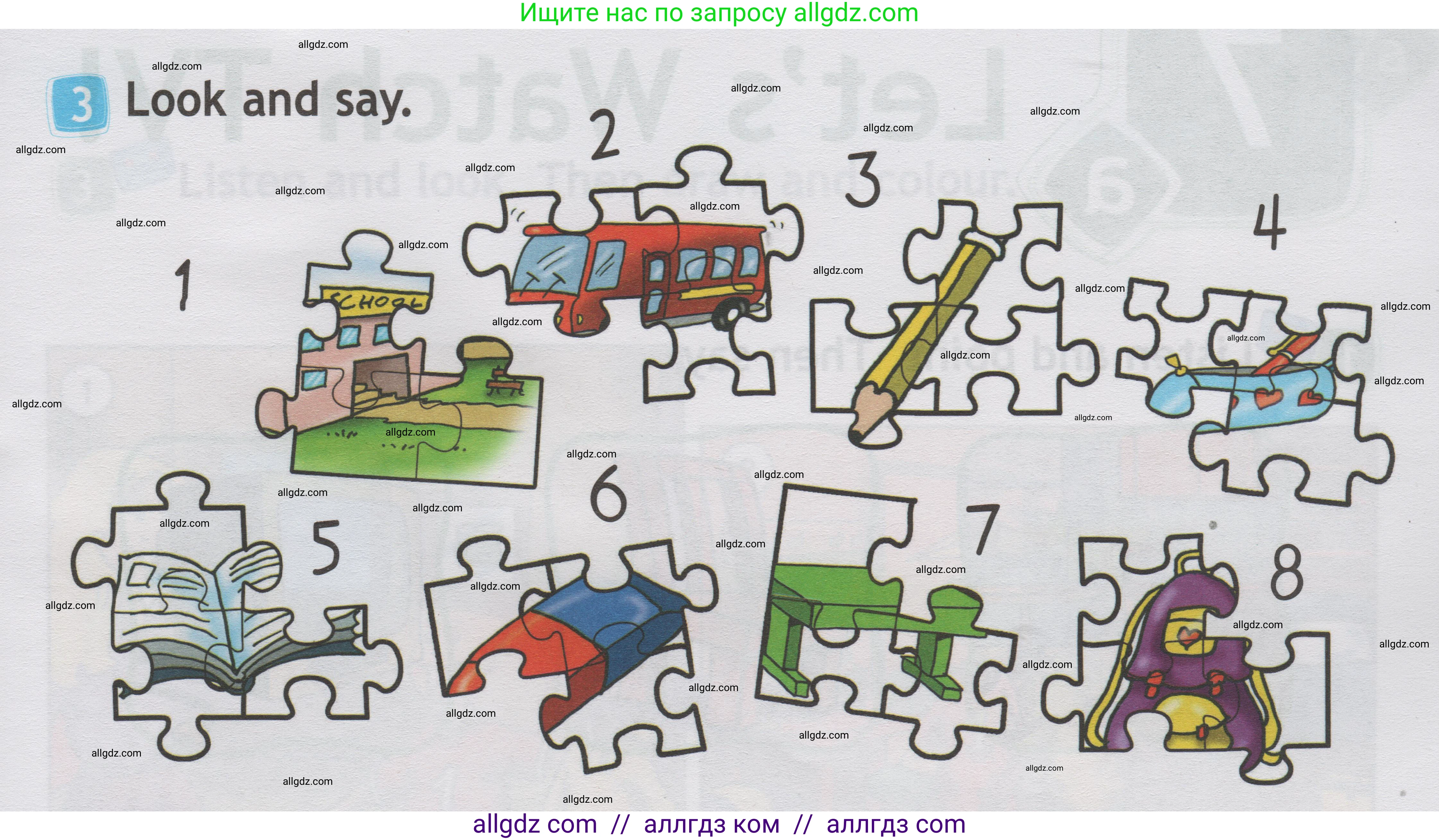 Английский язык (english), 1 класс Учебник (Student's book), авторы: Быкова Надежда Ильинична (Bykova Nadezhda), Дули Дженни (Dooley Jenny), Поспелова Марина Давидовна (Pospelova Marina), Эванс Вирджиния (Evans Virginia), издательство Просвещение, Москва, 2019, страница 35, номер 3, Условие