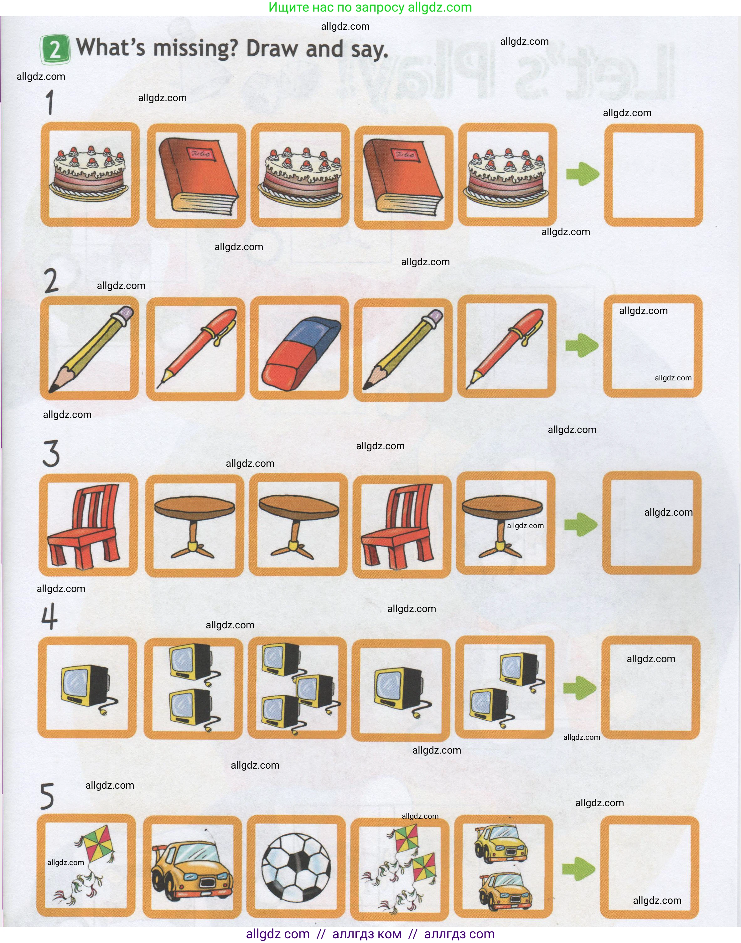 Английский язык (english), 1 класс Рабочая тетрадь (workbook), авторы: Быкова Надежда Ильинична (Bykova Nadezhda), Дули Дженни (Dooley Jenny), Поспелова Марина Давидовна (Pospelova Marina), Эванс Вирджиния (Evans Virginia), издательство Просвещение, Москва, 2012, страница 35, номер 2, Условие