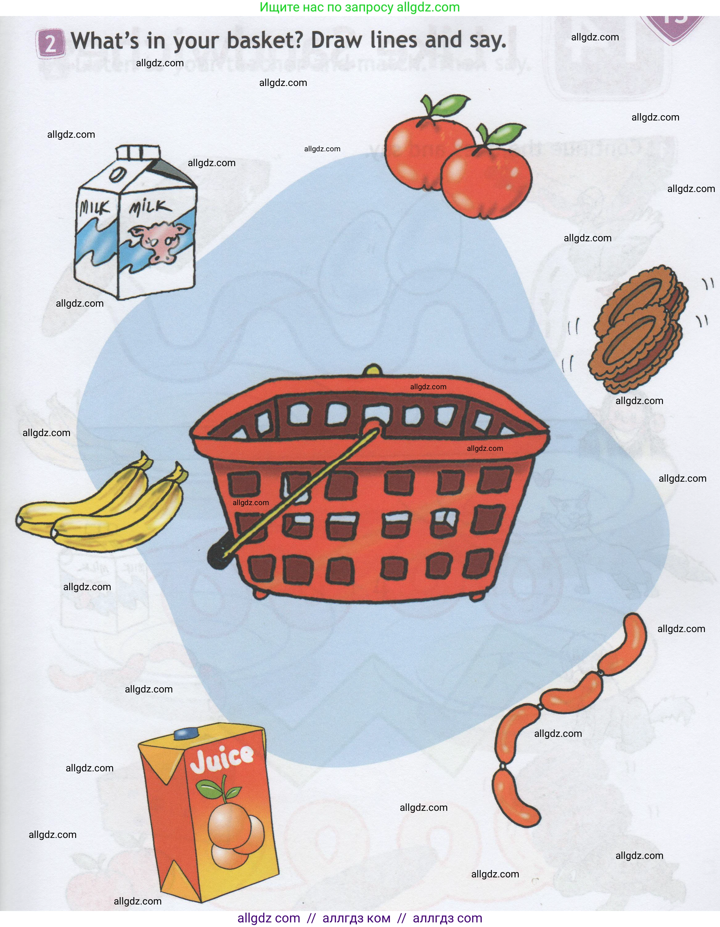 Английский язык (english), 1 класс Рабочая тетрадь (workbook), авторы: Быкова Надежда Ильинична (Bykova Nadezhda), Дули Дженни (Dooley Jenny), Поспелова Марина Давидовна (Pospelova Marina), Эванс Вирджиния (Evans Virginia), издательство Просвещение, Москва, 2012, страница 49, номер 2, Условие