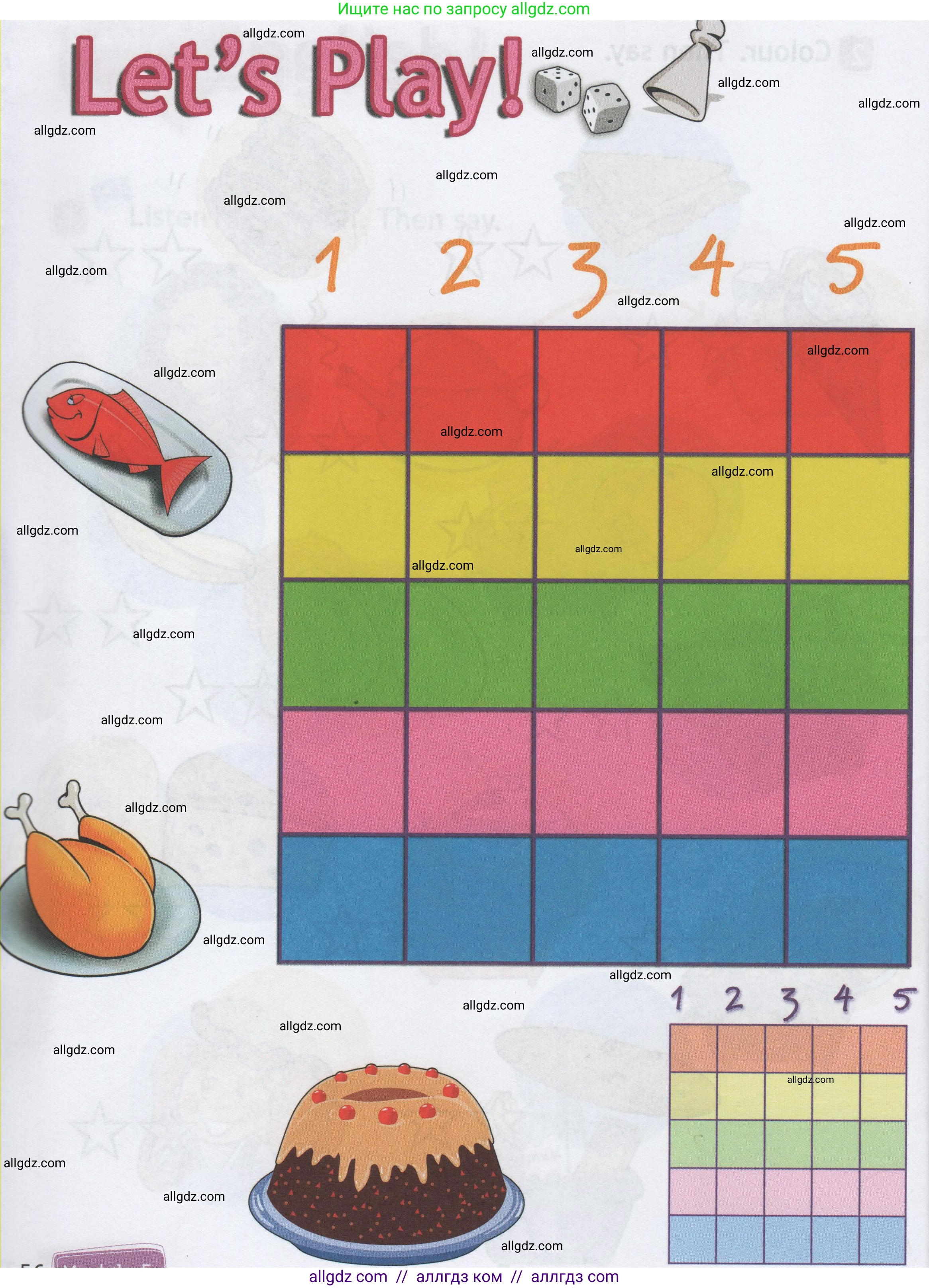 Английский язык (english), 1 класс Рабочая тетрадь (workbook), авторы: Быкова Надежда Ильинична (Bykova Nadezhda), Дули Дженни (Dooley Jenny), Поспелова Марина Давидовна (Pospelova Marina), Эванс Вирджиния (Evans Virginia), издательство Просвещение, Москва, 2012, страница 56, Условие