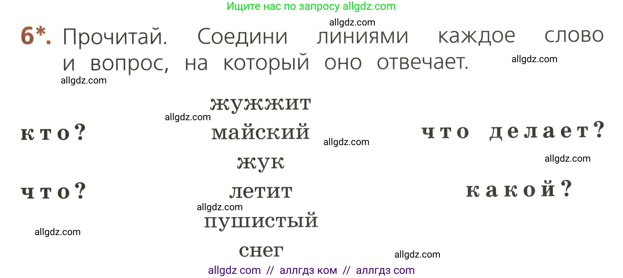 Русский язык, 1 класс Тетрадь учебных достижений, автор: Канакина Валентина Павловна, издательство Просвещение, Москва, 2023, белого цвета, страница 13, номер 6, Условие