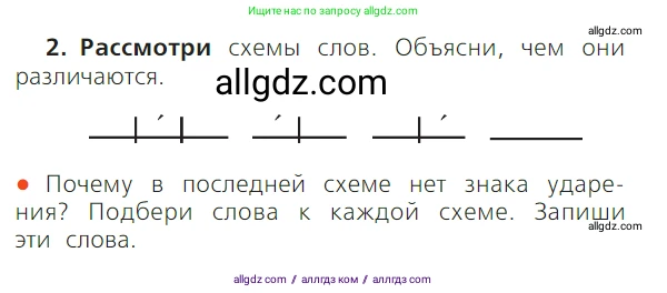 Русский язык, 1 класс Учебник, авторы: Канакина Валентина Павловна, Горецкий Всеслав Гаврилович, издательство Просвещение, Москва, 2023, белого цвета, страница 40, номер 2, Условие