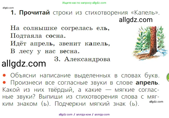 Русский язык, 1 класс Учебник, авторы: Канакина Валентина Павловна, Горецкий Всеслав Гаврилович, издательство Просвещение, Москва, 2023, белого цвета, страница 81, номер 1, Условие