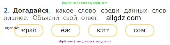 Русский язык, 1 класс Учебник, авторы: Канакина Валентина Павловна, Горецкий Всеслав Гаврилович, издательство Просвещение, Москва, 2023, белого цвета, страница 103, номер 2, Условие