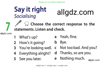 Английский язык (english), 10 класс Учебник (Student's book), авторы: Афанасьева Ольга Васильевна (Afanasyeva Olga), Дули Дженни (Dooley Jenny), Михеева Ирина Владимировна (Mikheeva Irina), Оби Боб (Obee Bob), Эванс Вирджиния (Evans Virginia), издательство Просвещение, Москва, 2019, красного цвета, страница 13, номер 7, Условие