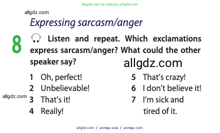 Английский язык (english), 10 класс Учебник (Student's book), авторы: Афанасьева Ольга Васильевна (Afanasyeva Olga), Дули Дженни (Dooley Jenny), Михеева Ирина Владимировна (Mikheeva Irina), Оби Боб (Obee Bob), Эванс Вирджиния (Evans Virginia), издательство Просвещение, Москва, 2019, красного цвета, страница 13, номер 8, Условие