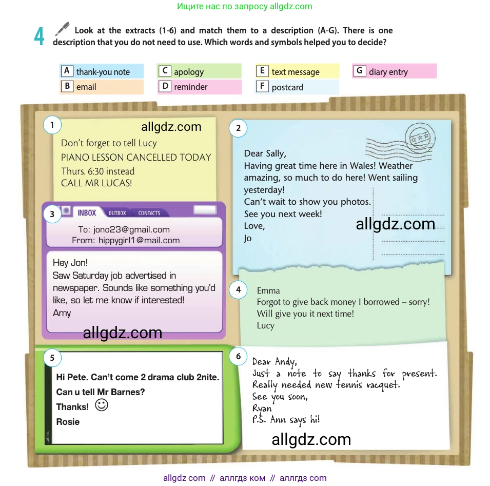 Английский язык (english), 10 класс Учебник (Student's book), авторы: Афанасьева Ольга Васильевна (Afanasyeva Olga), Дули Дженни (Dooley Jenny), Михеева Ирина Владимировна (Mikheeva Irina), Оби Боб (Obee Bob), Эванс Вирджиния (Evans Virginia), издательство Просвещение, Москва, 2019, красного цвета, страница 37, номер 4, Условие