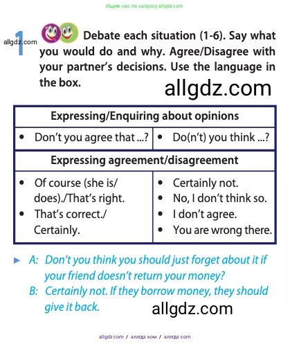 Английский язык (english), 10 класс Учебник (Student's book), авторы: Афанасьева Ольга Васильевна (Afanasyeva Olga), Дули Дженни (Dooley Jenny), Михеева Ирина Владимировна (Mikheeva Irina), Оби Боб (Obee Bob), Эванс Вирджиния (Evans Virginia), издательство Просвещение, Москва, 2019, красного цвета, страница 40, номер 1, Условие