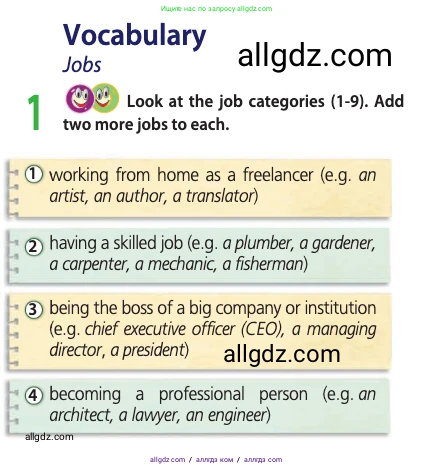 Английский язык (english), 10 класс Учебник (Student's book), авторы: Афанасьева Ольга Васильевна (Afanasyeva Olga), Дули Дженни (Dooley Jenny), Михеева Ирина Владимировна (Mikheeva Irina), Оби Боб (Obee Bob), Эванс Вирджиния (Evans Virginia), издательство Просвещение, Москва, 2019, красного цвета, страница 48, номер 1, Условие