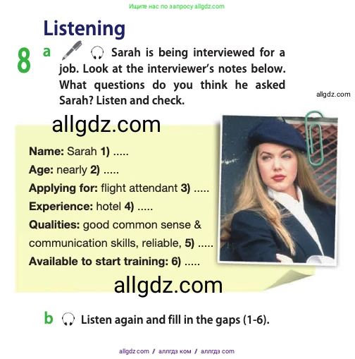 Английский язык (english), 10 класс Учебник (Student's book), авторы: Афанасьева Ольга Васильевна (Afanasyeva Olga), Дули Дженни (Dooley Jenny), Михеева Ирина Владимировна (Mikheeva Irina), Оби Боб (Obee Bob), Эванс Вирджиния (Evans Virginia), издательство Просвещение, Москва, 2019, красного цвета, страница 49, номер 8, Условие