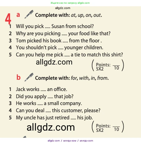 Английский язык (english), 10 класс Учебник (Student's book), авторы: Афанасьева Ольга Васильевна (Afanasyeva Olga), Дули Дженни (Dooley Jenny), Михеева Ирина Владимировна (Mikheeva Irina), Оби Боб (Obee Bob), Эванс Вирджиния (Evans Virginia), издательство Просвещение, Москва, 2019, красного цвета, страница 62, номер 4, Условие