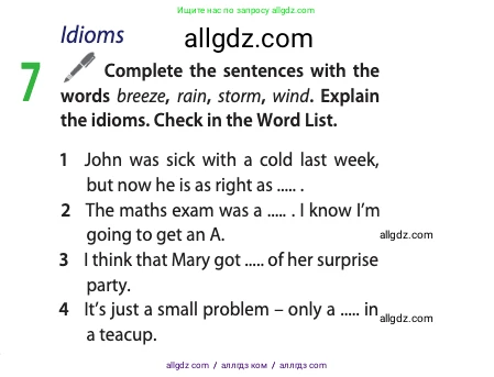 Английский язык (english), 10 класс Учебник (Student's book), авторы: Афанасьева Ольга Васильевна (Afanasyeva Olga), Дули Дженни (Dooley Jenny), Михеева Ирина Владимировна (Mikheeva Irina), Оби Боб (Obee Bob), Эванс Вирджиния (Evans Virginia), издательство Просвещение, Москва, 2019, красного цвета, страница 67, номер 7, Условие