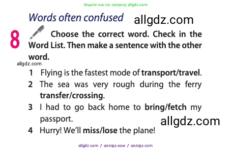 Английский язык (english), 10 класс Учебник (Student's book), авторы: Афанасьева Ольга Васильевна (Afanasyeva Olga), Дули Дженни (Dooley Jenny), Михеева Ирина Владимировна (Mikheeva Irina), Оби Боб (Obee Bob), Эванс Вирджиния (Evans Virginia), издательство Просвещение, Москва, 2019, красного цвета, страница 87, номер 8, Условие