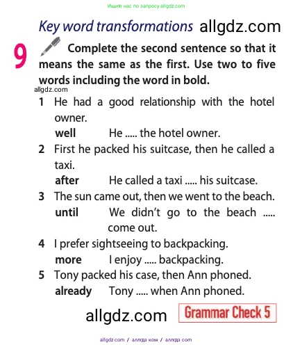 Английский язык (english), 10 класс Учебник (Student's book), авторы: Афанасьева Ольга Васильевна (Afanasyeva Olga), Дули Дженни (Dooley Jenny), Михеева Ирина Владимировна (Mikheeva Irina), Оби Боб (Obee Bob), Эванс Вирджиния (Evans Virginia), издательство Просвещение, Москва, 2019, красного цвета, страница 87, номер 9, Условие