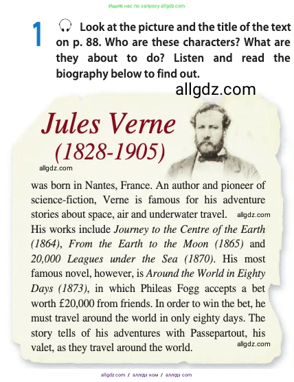 Английский язык (english), 10 класс Учебник (Student's book), авторы: Афанасьева Ольга Васильевна (Afanasyeva Olga), Дули Дженни (Dooley Jenny), Михеева Ирина Владимировна (Mikheeva Irina), Оби Боб (Obee Bob), Эванс Вирджиния (Evans Virginia), издательство Просвещение, Москва, 2019, красного цвета, страница 88, номер 1, Условие