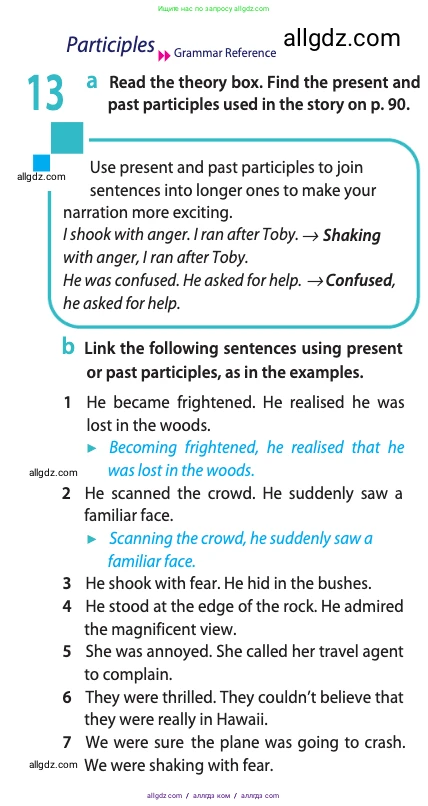 Английский язык (english), 10 класс Учебник (Student's book), авторы: Афанасьева Ольга Васильевна (Afanasyeva Olga), Дули Дженни (Dooley Jenny), Михеева Ирина Владимировна (Mikheeva Irina), Оби Боб (Obee Bob), Эванс Вирджиния (Evans Virginia), издательство Просвещение, Москва, 2019, красного цвета, страница 94, номер 13, Условие