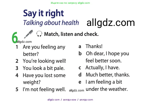 Английский язык (english), 10 класс Учебник (Student's book), авторы: Афанасьева Ольга Васильевна (Afanasyeva Olga), Дули Дженни (Dooley Jenny), Михеева Ирина Владимировна (Mikheeva Irina), Оби Боб (Obee Bob), Эванс Вирджиния (Evans Virginia), издательство Просвещение, Москва, 2019, красного цвета, страница 105, номер 6, Условие