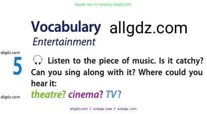 Английский язык (english), 10 класс Учебник (Student's book), авторы: Афанасьева Ольга Васильевна (Afanasyeva Olga), Дули Дженни (Dooley Jenny), Михеева Ирина Владимировна (Mikheeva Irina), Оби Боб (Obee Bob), Эванс Вирджиния (Evans Virginia), издательство Просвещение, Москва, 2019, красного цвета, страница 122, номер 5, Условие