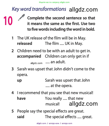 Английский язык (english), 10 класс Учебник (Student's book), авторы: Афанасьева Ольга Васильевна (Afanasyeva Olga), Дули Дженни (Dooley Jenny), Михеева Ирина Владимировна (Mikheeva Irina), Оби Боб (Obee Bob), Эванс Вирджиния (Evans Virginia), издательство Просвещение, Москва, 2019, красного цвета, страница 127, номер 10, Условие