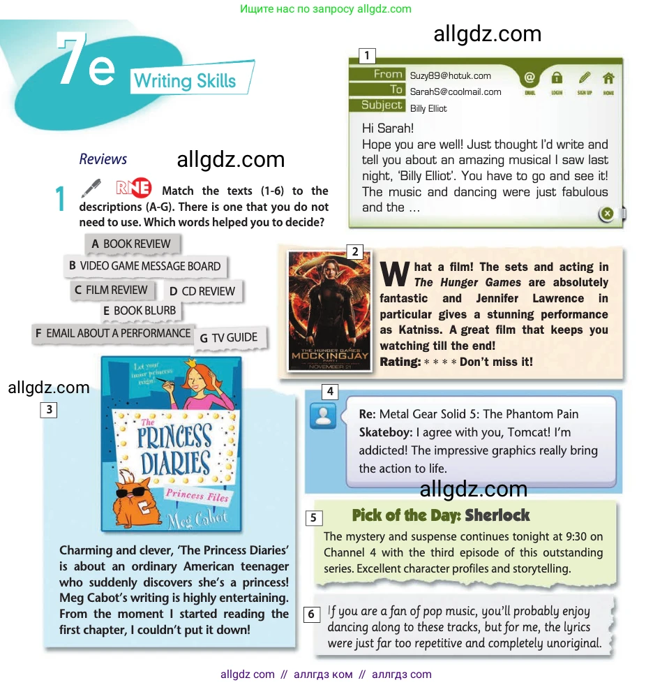 Английский язык (english), 10 класс Учебник (Student's book), авторы: Афанасьева Ольга Васильевна (Afanasyeva Olga), Дули Дженни (Dooley Jenny), Михеева Ирина Владимировна (Mikheeva Irina), Оби Боб (Obee Bob), Эванс Вирджиния (Evans Virginia), издательство Просвещение, Москва, 2019, красного цвета, страница 130, номер 1, Условие