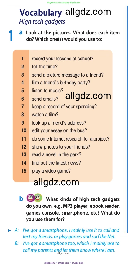 Английский язык (english), 10 класс Учебник (Student's book), авторы: Афанасьева Ольга Васильевна (Afanasyeva Olga), Дули Дженни (Dooley Jenny), Михеева Ирина Владимировна (Mikheeva Irina), Оби Боб (Obee Bob), Эванс Вирджиния (Evans Virginia), издательство Просвещение, Москва, 2019, красного цвета, страница 140, номер 1, Условие