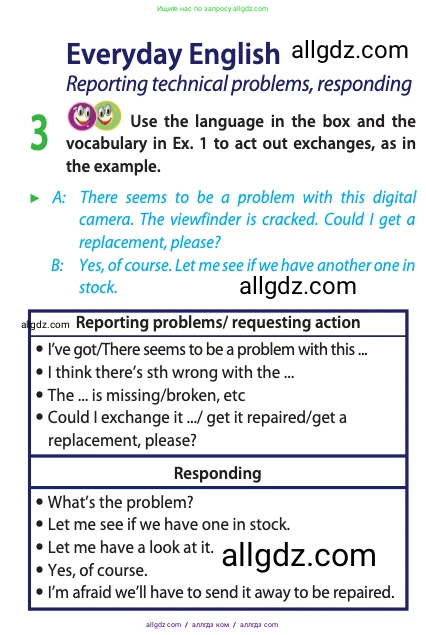 Английский язык (english), 10 класс Учебник (Student's book), авторы: Афанасьева Ольга Васильевна (Afanasyeva Olga), Дули Дженни (Dooley Jenny), Михеева Ирина Владимировна (Mikheeva Irina), Оби Боб (Obee Bob), Эванс Вирджиния (Evans Virginia), издательство Просвещение, Москва, 2019, красного цвета, страница 143, номер 3, Условие