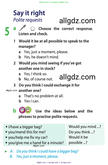 Английский язык (english), 10 класс Учебник (Student's book), авторы: Афанасьева Ольга Васильевна (Afanasyeva Olga), Дули Дженни (Dooley Jenny), Михеева Ирина Владимировна (Mikheeva Irina), Оби Боб (Obee Bob), Эванс Вирджиния (Evans Virginia), издательство Просвещение, Москва, 2019, красного цвета, страница 143, номер 5, Условие