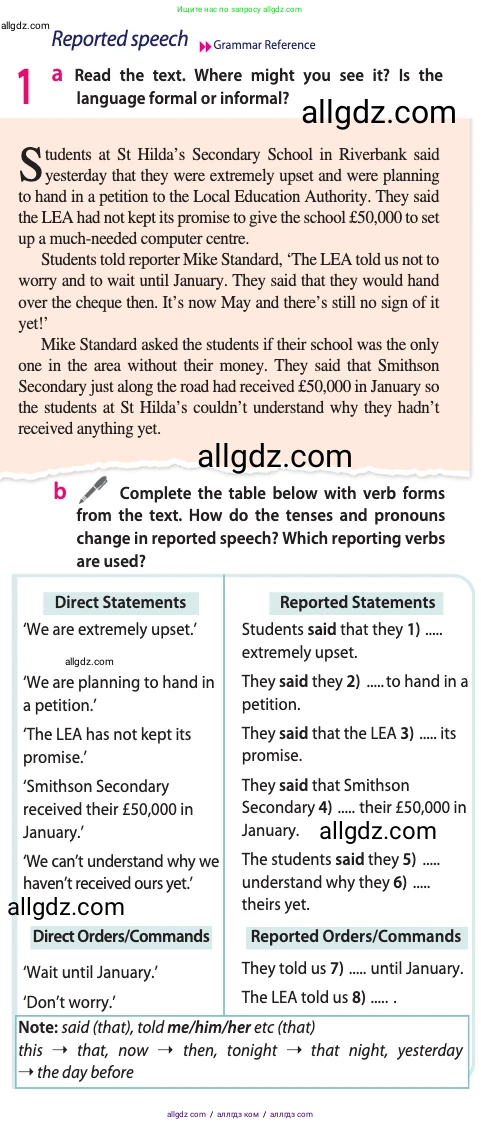 Английский язык (english), 10 класс Учебник (Student's book), авторы: Афанасьева Ольга Васильевна (Afanasyeva Olga), Дули Дженни (Dooley Jenny), Михеева Ирина Владимировна (Mikheeva Irina), Оби Боб (Obee Bob), Эванс Вирджиния (Evans Virginia), издательство Просвещение, Москва, 2019, красного цвета, страница 144, номер 1, Условие