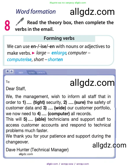 Английский язык (english), 10 класс Учебник (Student's book), авторы: Афанасьева Ольга Васильевна (Afanasyeva Olga), Дули Дженни (Dooley Jenny), Михеева Ирина Владимировна (Mikheeva Irina), Оби Боб (Obee Bob), Эванс Вирджиния (Evans Virginia), издательство Просвещение, Москва, 2019, красного цвета, страница 145, номер 8, Условие