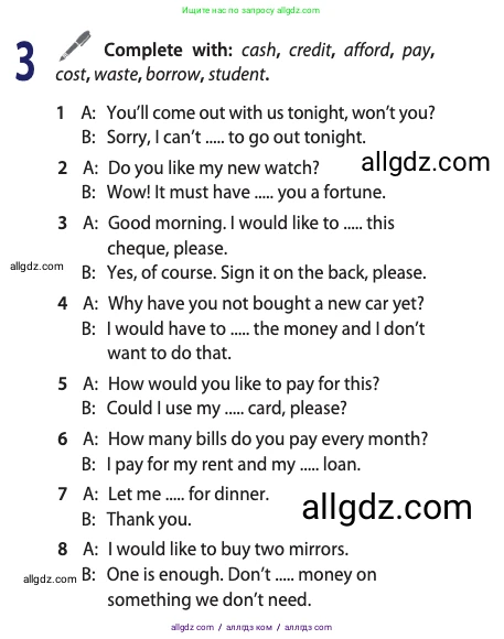 Английский язык (english), 10 класс Учебник (Student's book), авторы: Афанасьева Ольга Васильевна (Afanasyeva Olga), Дули Дженни (Dooley Jenny), Михеева Ирина Владимировна (Mikheeva Irina), Оби Боб (Obee Bob), Эванс Вирджиния (Evans Virginia), издательство Просвещение, Москва, 2019, красного цвета, страница 159, номер 3, Условие