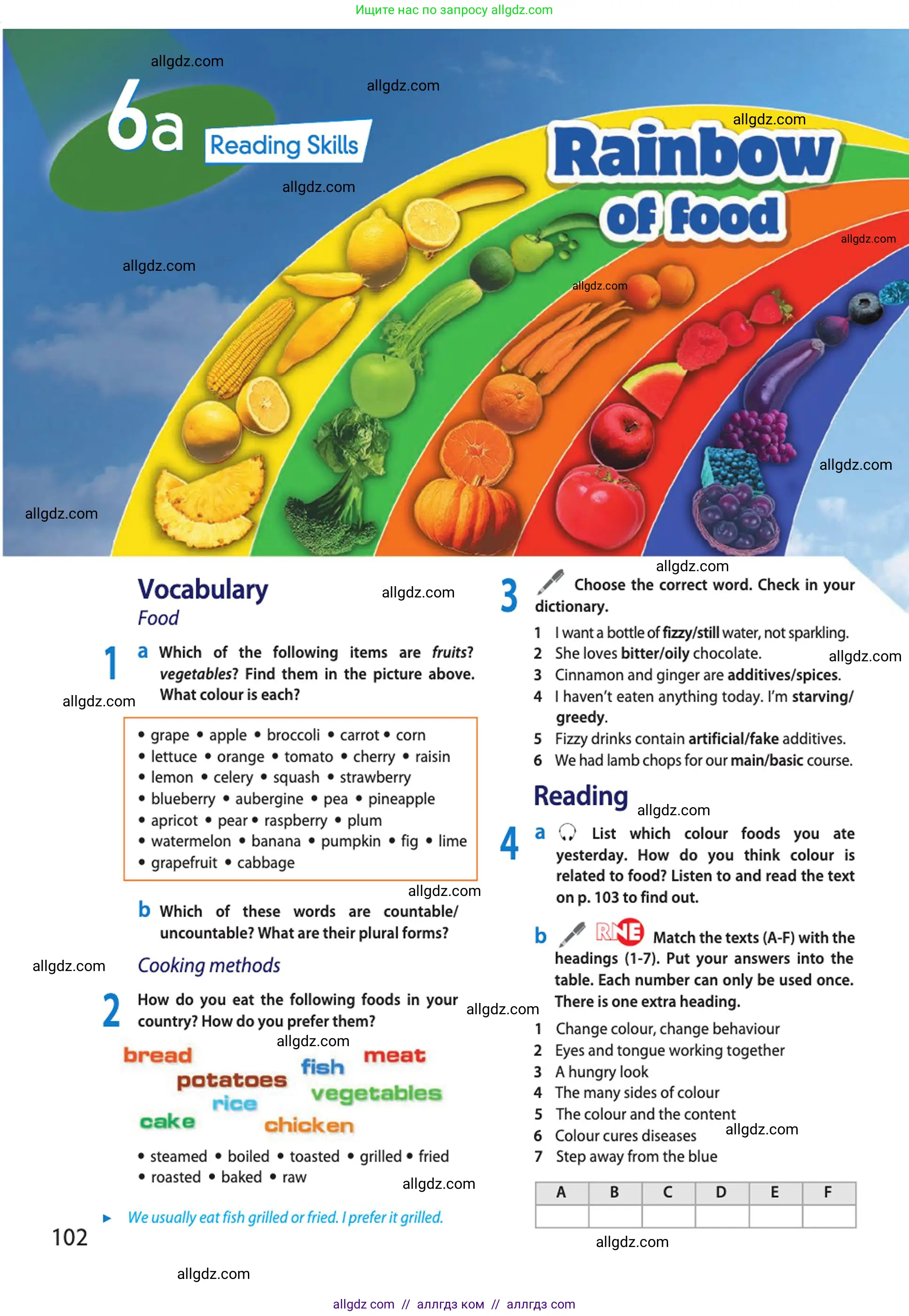 Английский язык (english), 10 класс Учебник (Student's book), авторы: Афанасьева Ольга Васильевна (Afanasyeva Olga), Дули Дженни (Dooley Jenny), Михеева Ирина Владимировна (Mikheeva Irina), Оби Боб (Obee Bob), Эванс Вирджиния (Evans Virginia), издательство Просвещение, Москва, 2019, красного цвета, страница 102