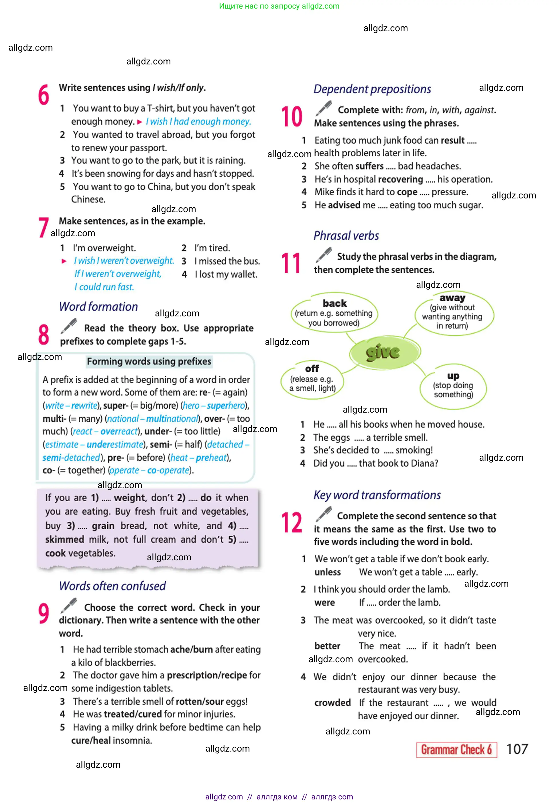 Английский язык (english), 10 класс Учебник (Student's book), авторы: Афанасьева Ольга Васильевна (Afanasyeva Olga), Дули Дженни (Dooley Jenny), Михеева Ирина Владимировна (Mikheeva Irina), Оби Боб (Obee Bob), Эванс Вирджиния (Evans Virginia), издательство Просвещение, Москва, 2019, красного цвета, страница 107
