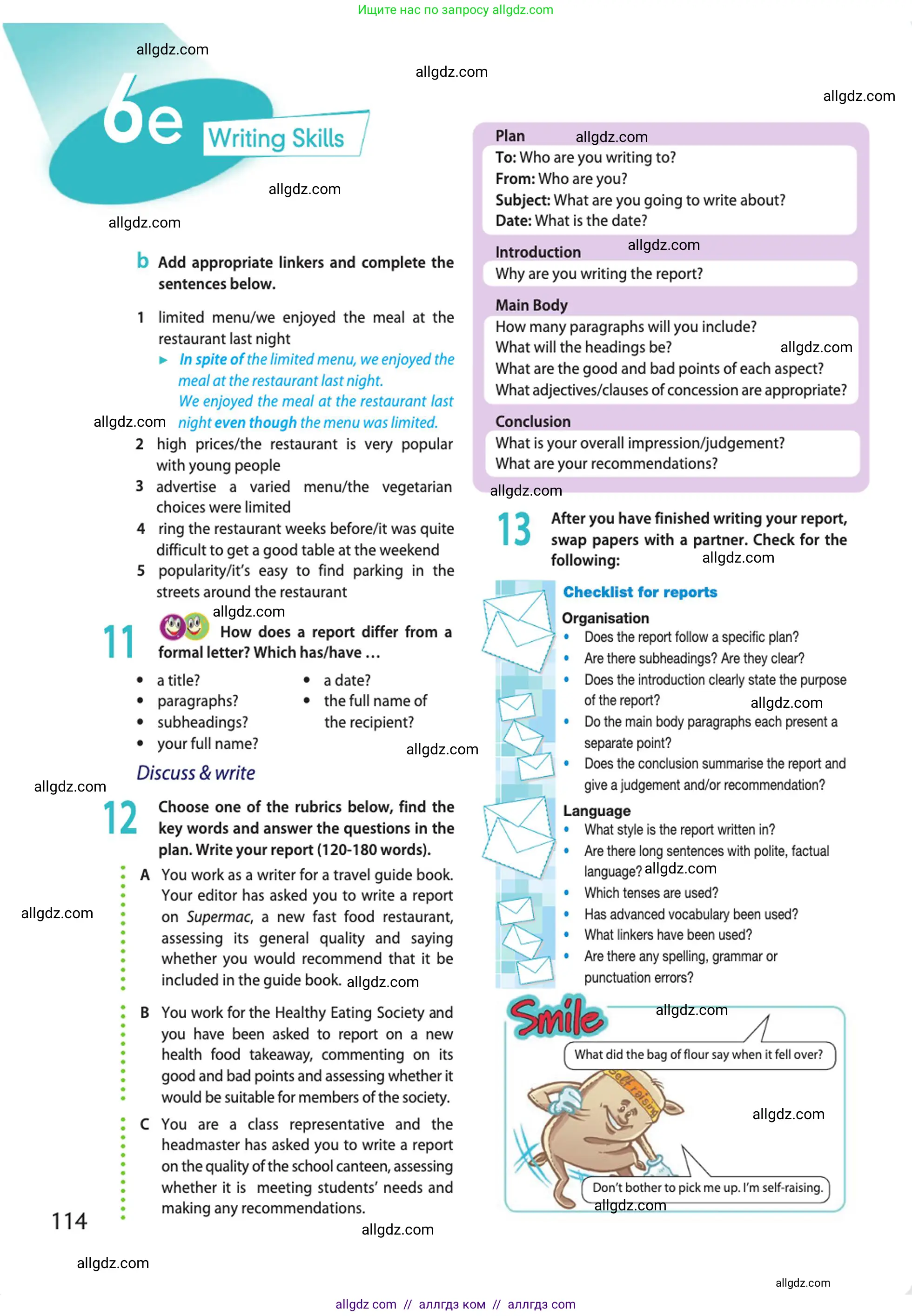 Английский язык (english), 10 класс Учебник (Student's book), авторы: Афанасьева Ольга Васильевна (Afanasyeva Olga), Дули Дженни (Dooley Jenny), Михеева Ирина Владимировна (Mikheeva Irina), Оби Боб (Obee Bob), Эванс Вирджиния (Evans Virginia), издательство Просвещение, Москва, 2019, красного цвета, страница 114