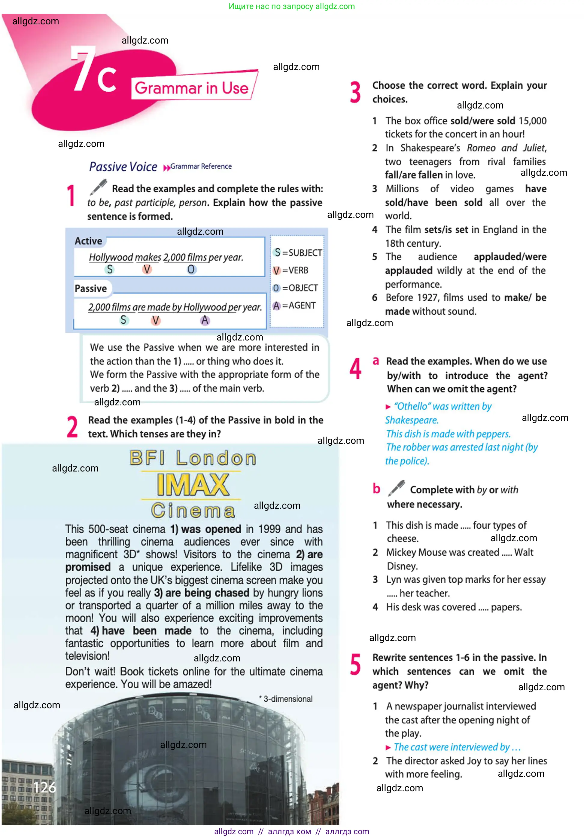 Английский язык (english), 10 класс Учебник (Student's book), авторы: Афанасьева Ольга Васильевна (Afanasyeva Olga), Дули Дженни (Dooley Jenny), Михеева Ирина Владимировна (Mikheeva Irina), Оби Боб (Obee Bob), Эванс Вирджиния (Evans Virginia), издательство Просвещение, Москва, 2019, красного цвета, страница 126