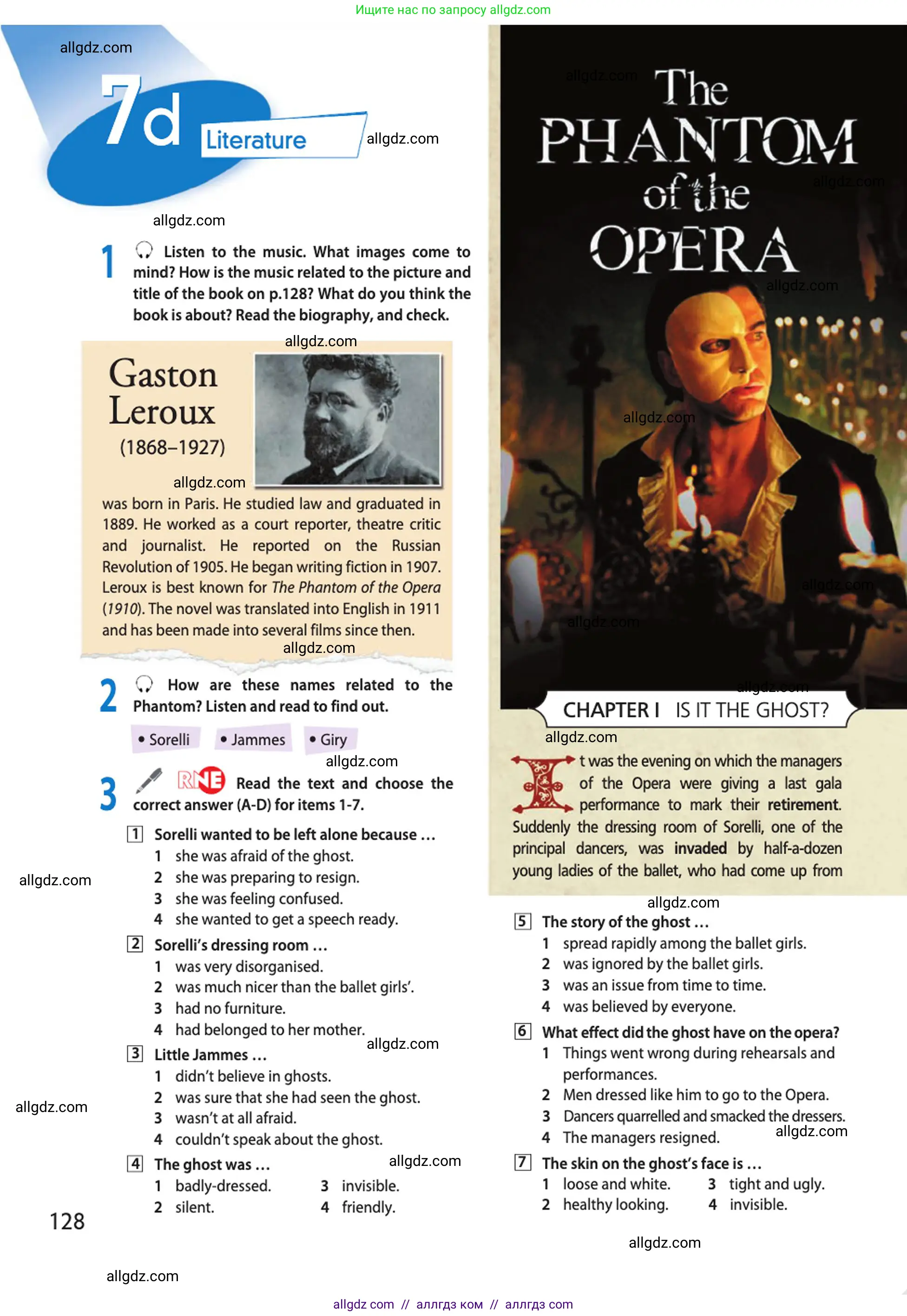 Английский язык (english), 10 класс Учебник (Student's book), авторы: Афанасьева Ольга Васильевна (Afanasyeva Olga), Дули Дженни (Dooley Jenny), Михеева Ирина Владимировна (Mikheeva Irina), Оби Боб (Obee Bob), Эванс Вирджиния (Evans Virginia), издательство Просвещение, Москва, 2019, красного цвета, страница 128