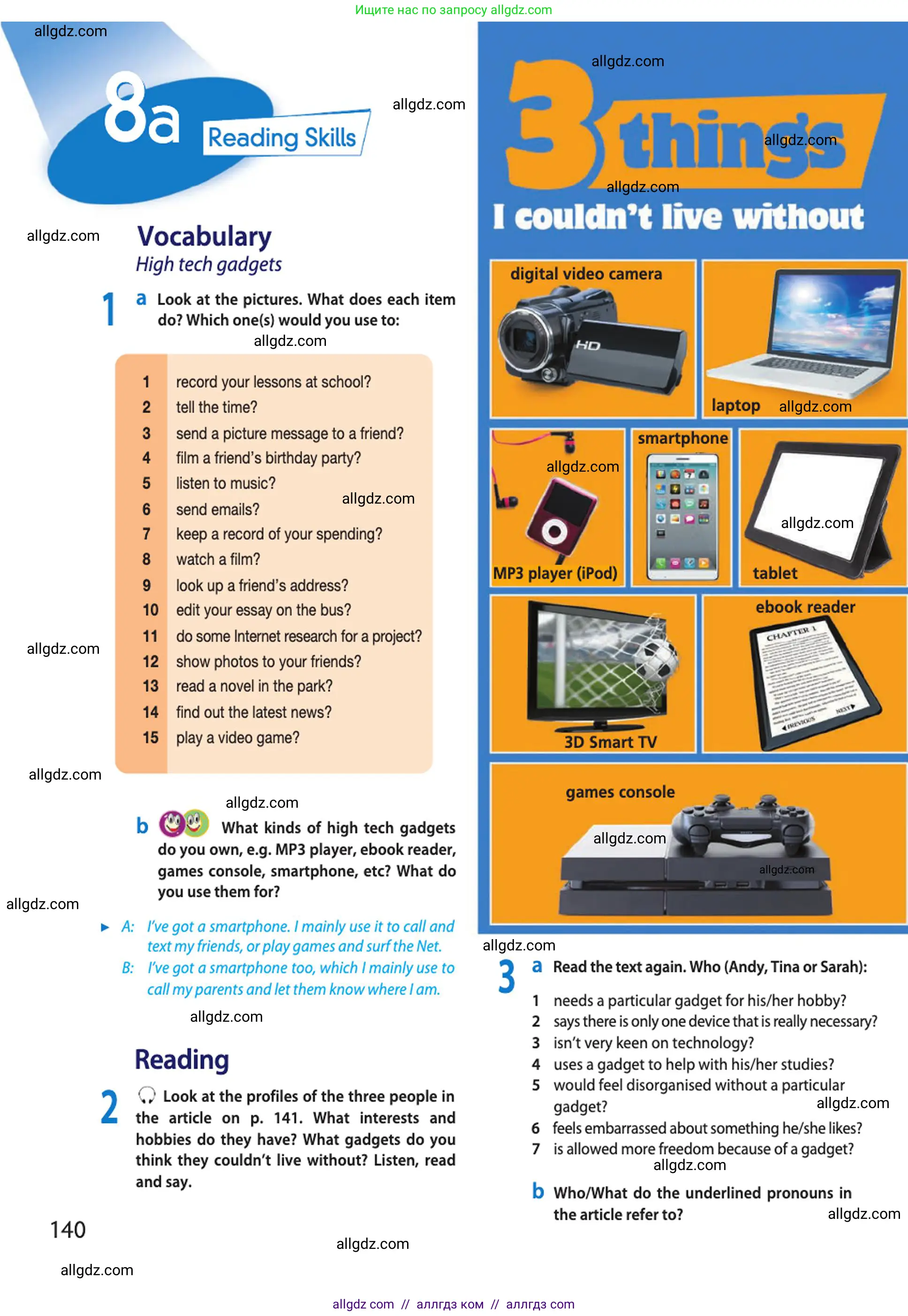 Английский язык (english), 10 класс Учебник (Student's book), авторы: Афанасьева Ольга Васильевна (Afanasyeva Olga), Дули Дженни (Dooley Jenny), Михеева Ирина Владимировна (Mikheeva Irina), Оби Боб (Obee Bob), Эванс Вирджиния (Evans Virginia), издательство Просвещение, Москва, 2019, красного цвета, страница 140