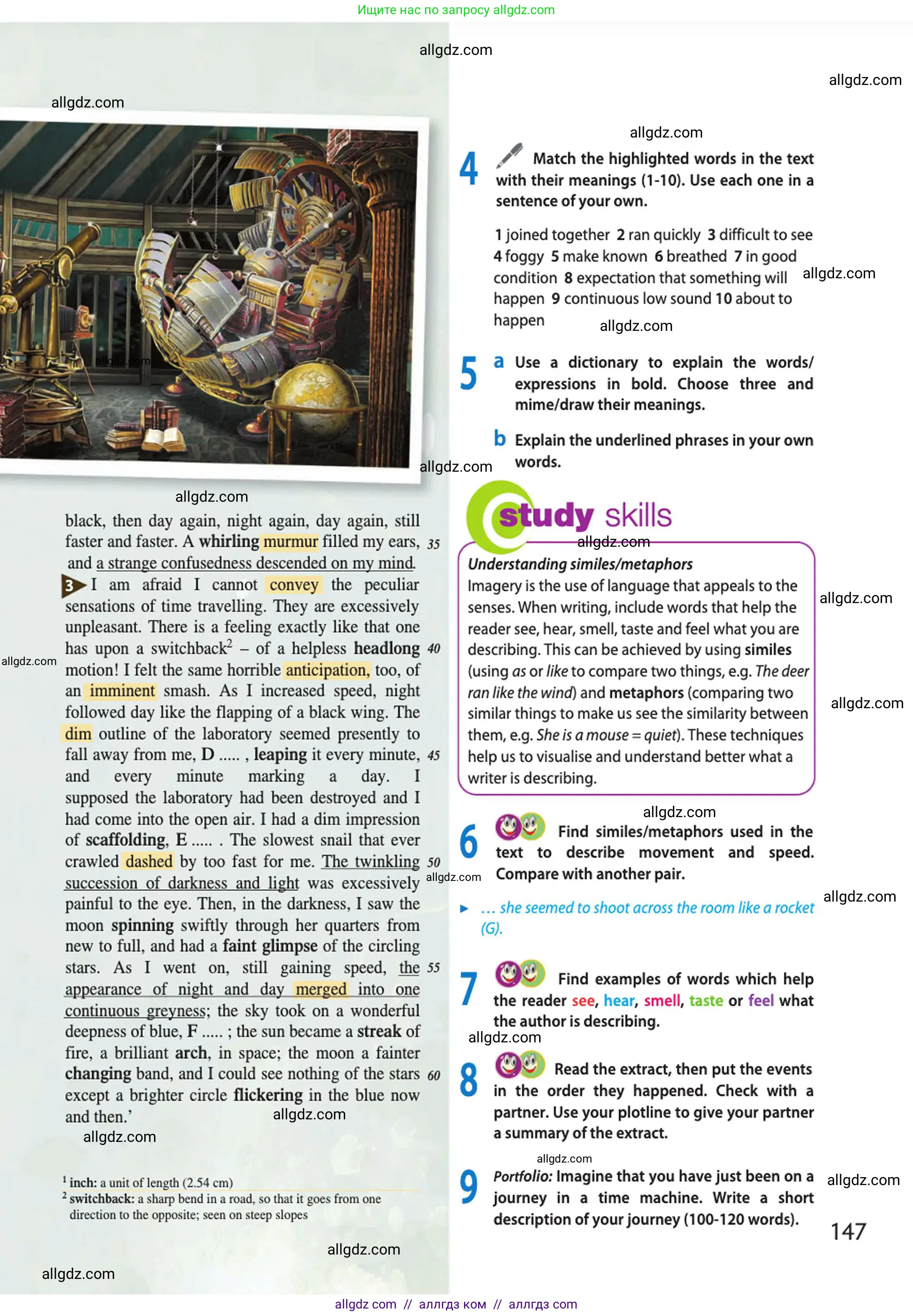 Английский язык (english), 10 класс Учебник (Student's book), авторы: Афанасьева Ольга Васильевна (Afanasyeva Olga), Дули Дженни (Dooley Jenny), Михеева Ирина Владимировна (Mikheeva Irina), Оби Боб (Obee Bob), Эванс Вирджиния (Evans Virginia), издательство Просвещение, Москва, 2019, красного цвета, страница 147