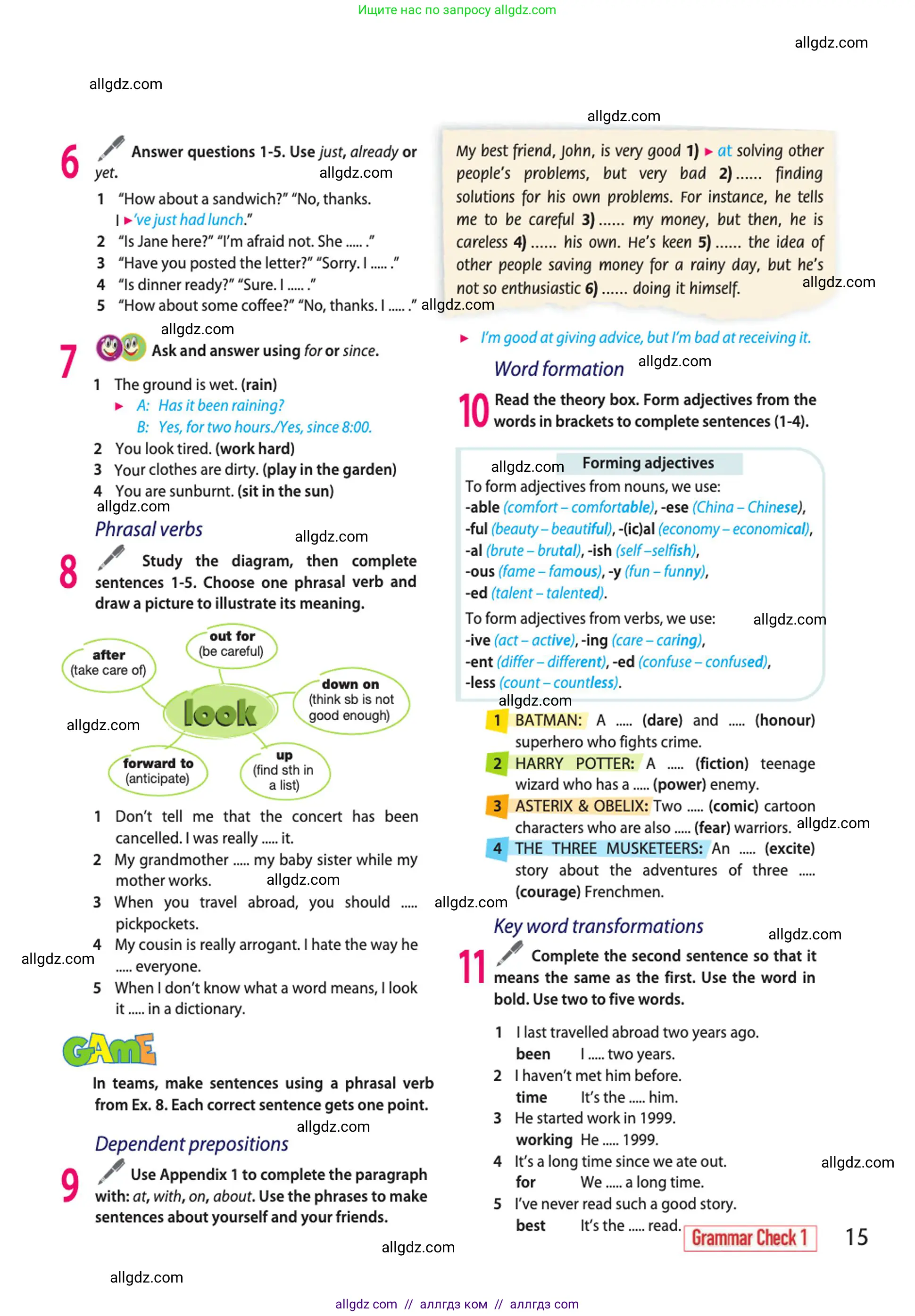 Английский язык (english), 10 класс Учебник (Student's book), авторы: Афанасьева Ольга Васильевна (Afanasyeva Olga), Дули Дженни (Dooley Jenny), Михеева Ирина Владимировна (Mikheeva Irina), Оби Боб (Obee Bob), Эванс Вирджиния (Evans Virginia), издательство Просвещение, Москва, 2019, красного цвета, страница 15