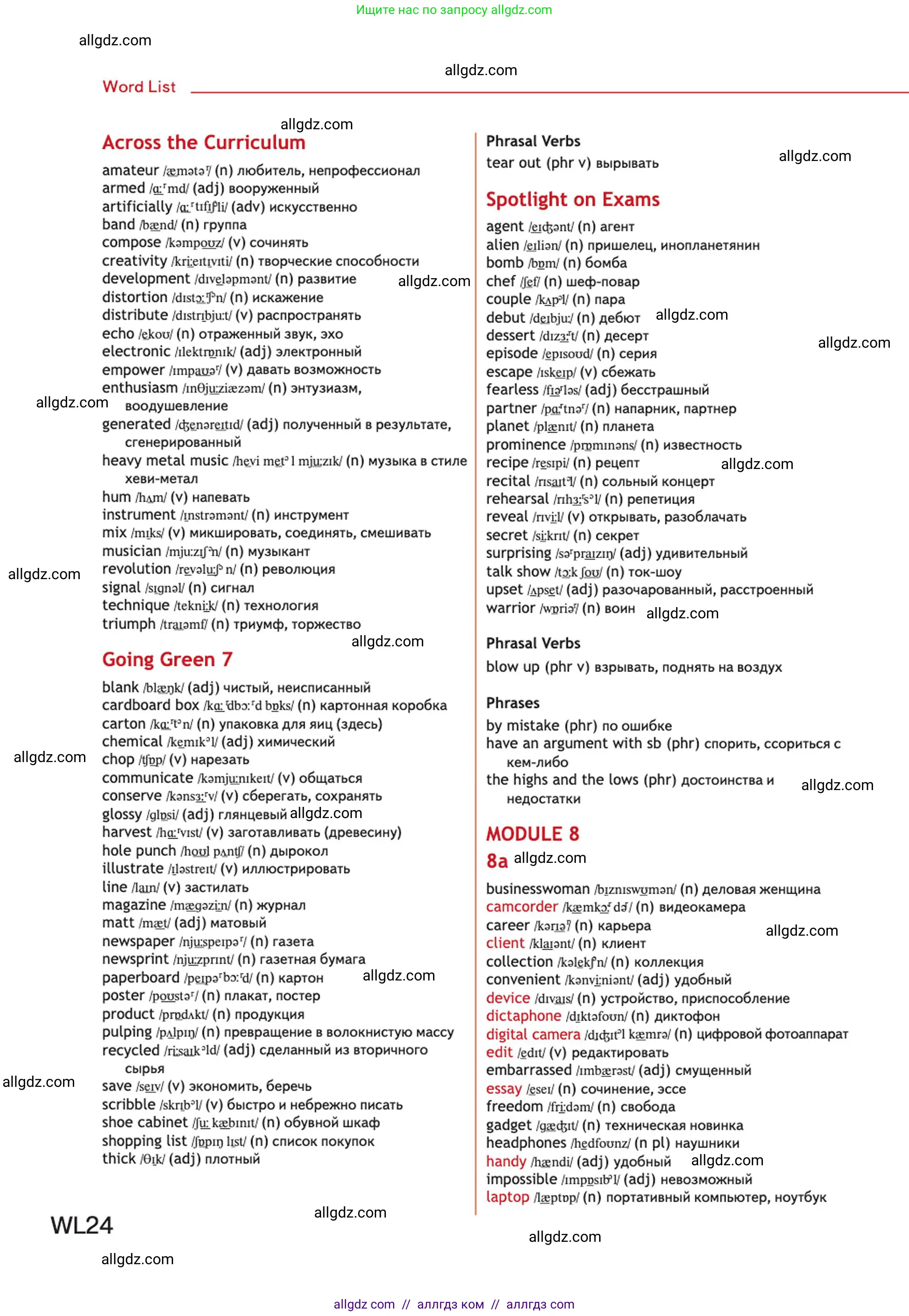 Английский язык (english), 10 класс Учебник (Student's book), авторы: Афанасьева Ольга Васильевна (Afanasyeva Olga), Дули Дженни (Dooley Jenny), Михеева Ирина Владимировна (Mikheeva Irina), Оби Боб (Obee Bob), Эванс Вирджиния (Evans Virginia), издательство Просвещение, Москва, 2019, красного цвета, страница 240